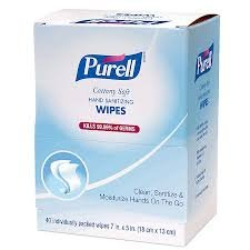 (6) BOXES OF (40) INDIVIDUALLY PACKAGED WIPES