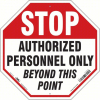(1) SAFETY SIGN