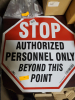 (1) SAFETY SIGN - 3