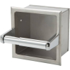 (2) RECESSED TOILET TISSUE DISPENSER WITH STORAGE SPACE