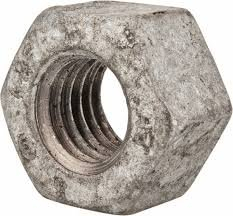 (4) BOXES OF (100) HEX NUTS