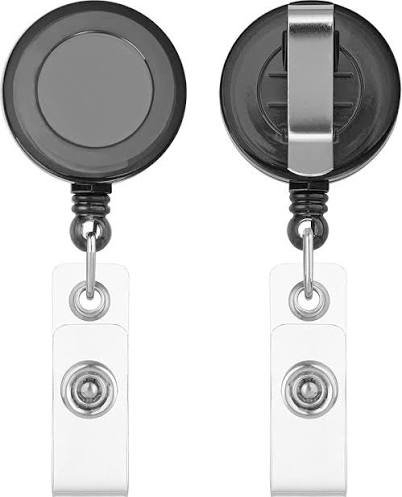 (1) BAG OF APPROX (20) RETRACTABLE BADGE HOLDERS