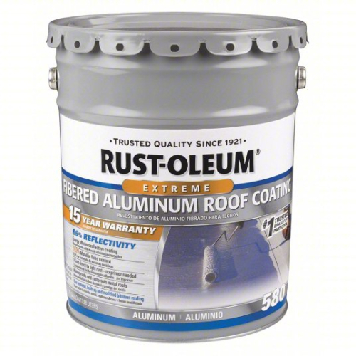 (1) FIBERED ALUMINUM ROOF COATING