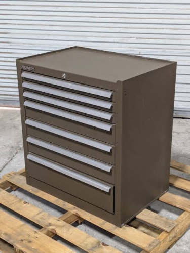 (1) MACHINISTS BASE CABINET, DRAWER TOOL BOX