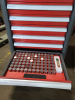 (1) PIN / PLUG GAUGE SET ROLLING TOOL BOX - 12
