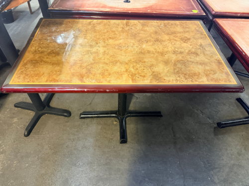 (2) 46" X 27" COMPOSITE TOP TABLES W/ BASES.
