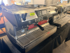 NUOVA SIMONELLI TWO-GROUP AUTOMATIC ESPRESSO MACHINE WITH DUAL GROUP HEADS, PROGRAMMABLE VOLUMETRIC BREW CONTROLS, DIGITAL DISPLAY, DUAL STEAM WANDS, HOT WATER DISPENSER, PRESSURE GAUGE, CUP WARMING SURFACE, AND STAINLESS STEEL DRIP TRAY. - 2
