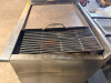 RADIANT GAS GRIDDLE AND CHARBROILER COMBINATION UNIT WITH LARGE FLAT-TOP GRIDDLE, CAST-IRON CHARBROILER GRATES, REMOVABLE GRIDDLE PLATE WITH SPRING HANDLES - 4