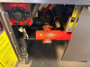 VULCAN TWIN-BATTERY FLOOR FRYER SYSTEM WITH TWO FRY POTS, FOUR FRY BASKETS WITH COATED HANDLES, STAINLESS STEEL CABINET CONSTRUCTION, INTEGRATED FILTRATION SYSTEM, DRAIN ASSEMBLY, RINSE/FILL HOSE CONNECTION, INDIVIDUAL TEMPERATURE CONTROLS, AND CASTERS. - 4