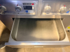 82" W X 36" STAINLESS STEEL ELECTRIC FOUR-BURNER HOTPLATE/RANGE WITH FOUR SOLID ROUND CAST-IRON HEATING ELEMENTS, INDEPENDENT TEMPERATURE CONTROLS, TWO LARGE LOWER STORAGE/WARMING DRAWERS, AND INTEGRATED STAINLESS STEEL WORKTABLE WITH DEEP SINK, FAUCET, A - 10