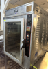 DELUXE FULL-SIZE INSULATED HOLDING / PROOFING CABINET WITH STAINLESS STEEL CONSTRUCTION, GLASS VIEWING DOOR, ADJUSTABLE TEMPERATURE CONTROL, DIGITAL DISPLAY, HIGH/LOW FAN CONTROL, INTERIOR CIRCULATION FAN, MULTIPLE SHEET PAN SLIDES, AND MOBILE EQUIPMENT S - 2