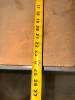 60" X 24" FOUR TIER METAL SHELF W/ COMPOSITE WOOD INSERTS. - 2