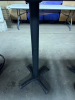 30" X 30" COMPOSITE TOP TABLE W/ 42" PUB BASE. - 2