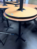 27" ROUND COMPOSITE TOP TABLE W/ PUB BASE. - 5
