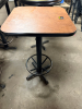 24" X 24" COMPOSITE TOP TABLE W/ PUB BASE. - 2