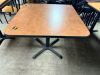 36" X 36" COMPOSITE TOP TABLE W/ BASE. - 2