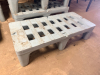 4' HEAVY DUTY PLASTIC DUNNAGE RACK