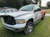 (1) 2005 DODGE RAM REGULAR-CAB LONG-BED PICKUP EQUIPPED WITH A 5.7L HEMI MAGNUM V8, AUTOMATIC TRANSMISSION, DUAL TOW MIRRORS, RUNNING BOARDS, ROOF-MOUNTED WARNING LIGHT, AND HEAVY-DUTY WHEELS. TRUCK OFFERS A DESIRABLE V8 POWERTRAIN AND WORK-READY LONG-BED - 2
