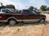 (1) BURGUNDY AND TAN FEATURING FOUR-WHEEL DRIVE, AUTOMATIC TRANSMISSION, KING RANCH LEATHER INTERIOR, POWER FRONT SEATS, CREW-CAB SEATING, SUNROOF, FACTORY AUDIO/CLIMATE CONTROLS, ALLOY WHEELS, FOG LIGHTS, BED RAIL CAPS, AND KEYLESS-ENTRY KEYPAD. ENGINE, - 7