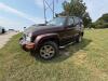 (1) MAROON FOUR-DOOR JEEP LIBERTY LIMITED EQUIPPED WITH A 3.7L V6 ENGINE, AUTOMATIC TRANSMISSION, SUNROOF, ROOF RACK, RUNNING BOARDS, REAR-MOUNTED SPARE TIRE, AND CLOTH INTERIOR. ODOMETER DISPLAYS 172,062 MILES. SOLD AS SHOWN. - 2