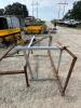 (1) ASSORTED LOT OF 4 ALUMINUM STORAGE RACKS - 4