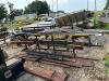 (1) METAL RACK WITH ASSORTED SCRAP METAL - 3