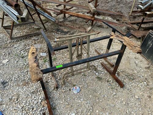 (1) ASSORTED LOT OF METAL RACKS