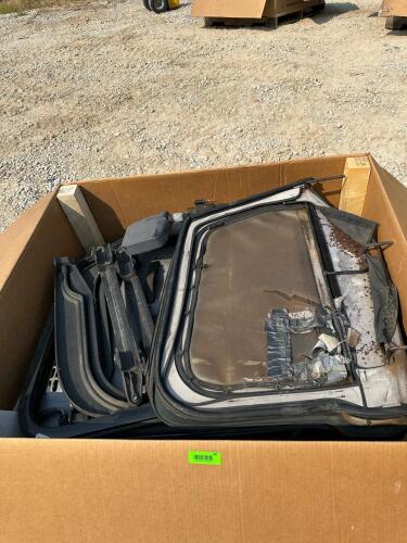 (1) GAYLORD CONTAINING USED JEEP PARTS