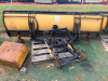 MEYER MDII PRO STRAIGHT SNOW PLOW WITH SNOW DEFLECTOR, TRIP SPRINGS, POWER ANGLING CYLINDERS, AND MOUNTING FRAME. BLADE SHOWS MODERATE SURFACE RUST AND COSMETIC WEAR CONSISTENT WITH PRIOR USE. - 2