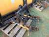 MEYER MDII PRO STRAIGHT SNOW PLOW WITH SNOW DEFLECTOR, TRIP SPRINGS, POWER ANGLING CYLINDERS, AND MOUNTING FRAME. BLADE SHOWS MODERATE SURFACE RUST AND COSMETIC WEAR CONSISTENT WITH PRIOR USE. - 3