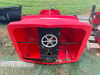 WESTERN TAILGATE SNOW SPREADER WITH POLY HWESTERN TAILGATE SNOW SPREADER WITH POLY HOPPER, SPINNER ASSEMBLY. UNIT SHOWS COSMETIC WEAR, SURFACE RUST ON THE STEEL FRAME, AND A CRACK IN THE POLY HOPPER.OPPER, SPINNER ASSEMBLY. UNIT SHOWS COSMETIC WEAR, SURFA - 2