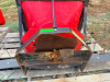 WESTERN TAILGATE SNOW SPREADER WITH POLY HWESTERN TAILGATE SNOW SPREADER WITH POLY HOPPER, SPINNER ASSEMBLY. UNIT SHOWS COSMETIC WEAR, SURFACE RUST ON THE STEEL FRAME, AND A CRACK IN THE POLY HOPPER.OPPER, SPINNER ASSEMBLY. UNIT SHOWS COSMETIC WEAR, SURFA - 6