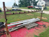 10' METAL PIPE STORAGE RACK. USED CONDITION. - 3