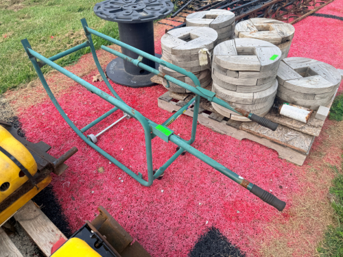 HEAVY DUTY BARREL DOLLY ( GREEN )