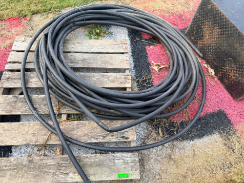 (1) BUNDLE OF 1" PLASTIC IRRIGATION PIPE.