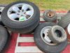 PALLET OF ASSORTED WHEELS AND TIRES. - 3