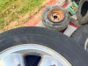 PALLET OF ASSORTED WHEELS AND TIRES. - 5