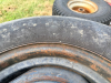 (2) GOODYEAR TEMPORARY SPARE TIRE ON STEEL WHEEL. - 4