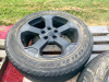 2 JEEP 5-SPOKE ALLOY WHEELS WITH GOODYEAR FORTERA HL TIRES. - 3