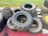PALLET OF ASSORTED WHEELS AND TIRES.