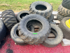 PALLET OF ASSORTED WHEELS AND TIRES. - 3