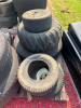 MISCELLANEOUS LOT OF USED TIRES, WHEELS, AND LAWN EQUIPMENT TIRES. SOLD AS ONE LOT. - 3
