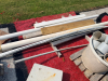 LOT OF PVC PIPE, PVC FITTINGS, ELECTRICAL ENCLOSURE, VINYL TRIM, METAL CHANNEL, AND ASSORTED BUILDING MATERIALS. SOLD AS ONE LOT. - 4