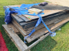 LOT OF USED PLYWOOD, OSB, AND SHEET GOODS. INCLUDES MULTIPLE FULL AND PARTIAL SHEETS IN ASSORTED THICKNESSES WITH VARYING CONDITION. MATERIAL SHOWS WEATHERING, EDGE DAMAGE, AND GENERAL WEAR. SOLD AS ONE LOT. - 2