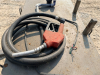 150 GALLON STEEL TRANSFER FUEL TANK WITH 12V PUMP. - 5