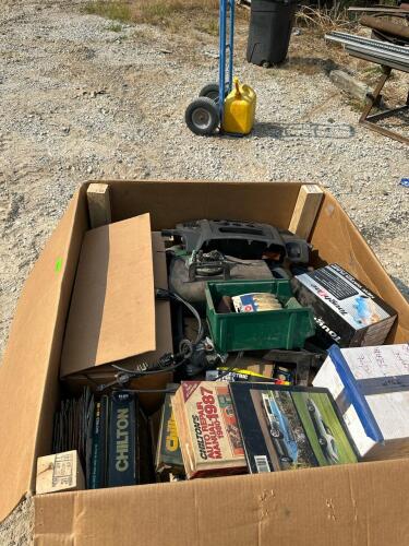 (1) GAYLORD CONTAINING USED JEEP PARTS AND MISC ITEMS AS SHOWN