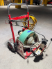 SPARTAN TOOL ELECTRIC POWERED DRAIN CLEANING MACHINE WITH ENCLOSED CABLE DRUM, MANUAL CABLE FEED CONTROL, WHEELED STEEL CART, PUSH HANDLE, AND POWER CORD. - 3