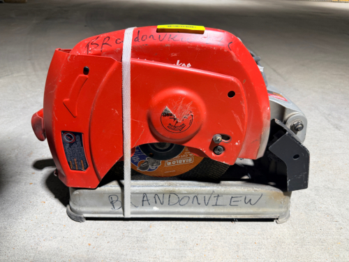 MILWAUKEE 14-IN. ABRASIVE CUT-OFF SAW.