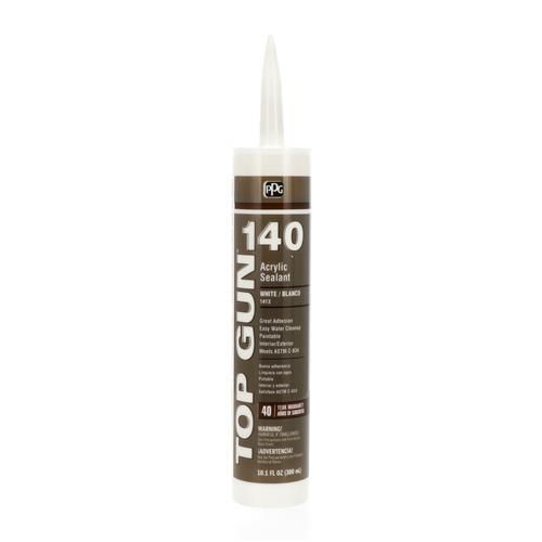 (1) CASE OF TOP GUN 140 ACRYLIC SEALANT.