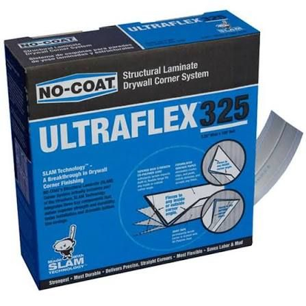 (4) BOXES NO-COAT ULTRAFLEX 325 STRUCTURAL LAMINATE DRYWALL CORNER SYSTEM.
